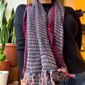 Madewell Plaid lightweight infinity blanket scarf